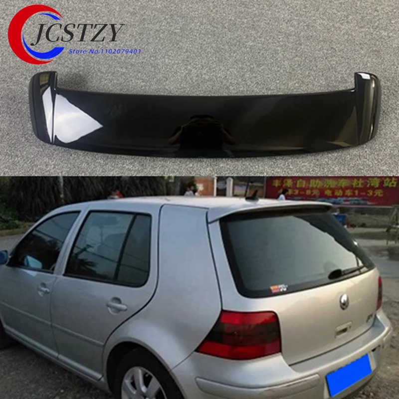 For Volkswage VW Golf 4 IV MK4 Standard and R32 1998-2004 ABS Unpainted Grey Back Windshield Spoiler