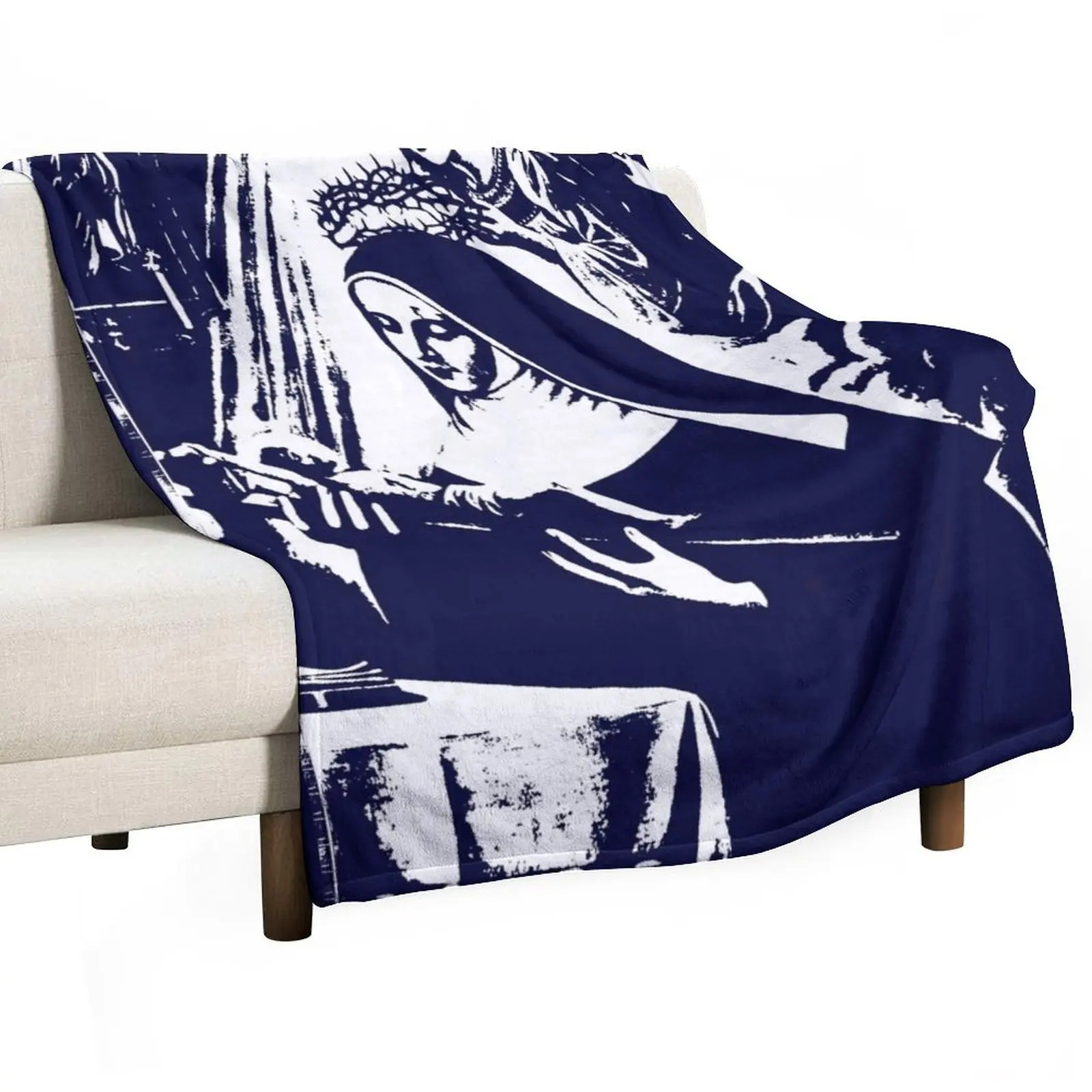 

Saint Rita of Cascia Throw Blanket Multi-Purpose For Decorative Sofa Warm Bed covers Blankets