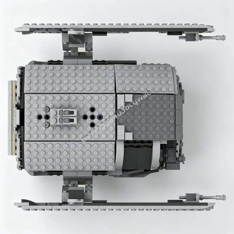 478PCS Haulcraft Alternate Build MOC Space Ship Model Custom Puzzle DIY Assembly Creative Building Blocks Toy Collection Gifts
