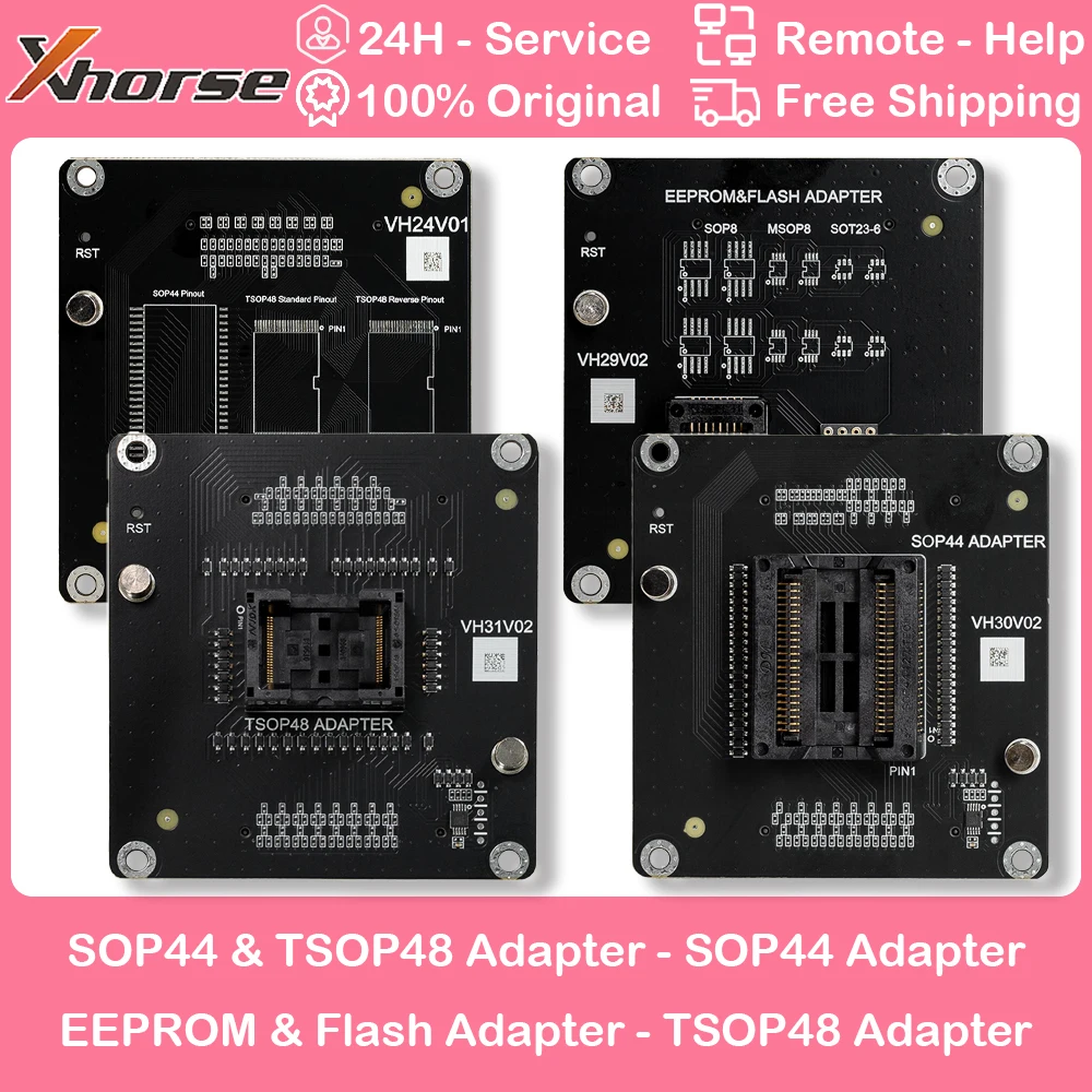 Xhorse Exclusive Adapters For Multi Prog XDMP07GL XDMP06GL XDMP05GL XDMP04GL 4 Adapters