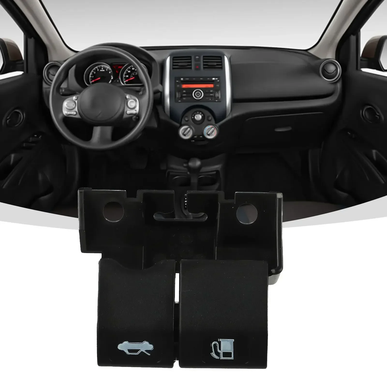 

For Nissan For Versa 08-11 Hood Release Handle Part Replacement As Shown Replacement Handle For Versa 08-11 Plastic Replace