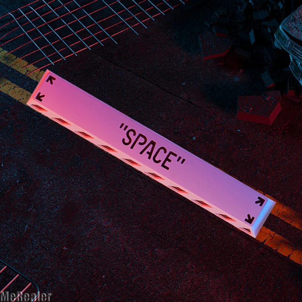 Personality Metal Cherrymx Artisan Keycaps 6.25u Space Bar Custom KeycapAccessories for Boys Gift Mechanical Keyboard Keycap
