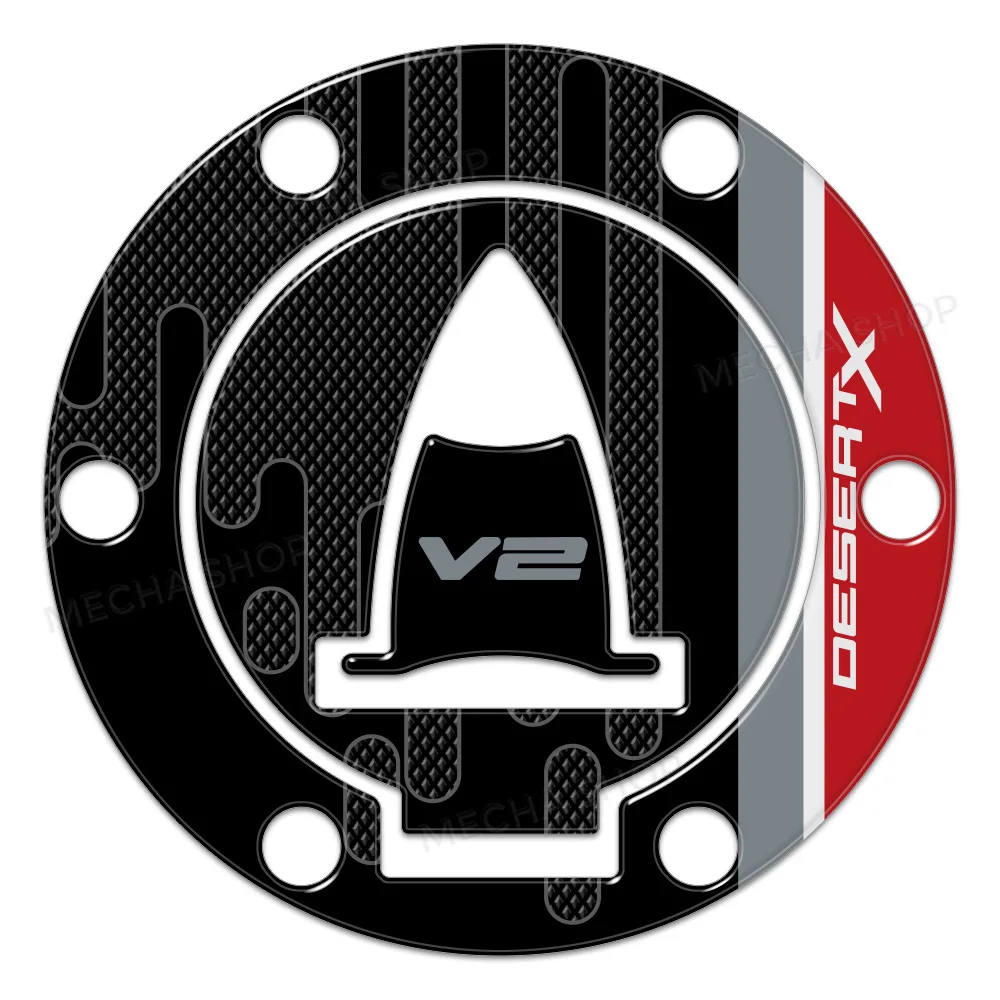 For DesertX 2026 Accessories Tank Cap Protection 3D Sticker Decal Kit 6