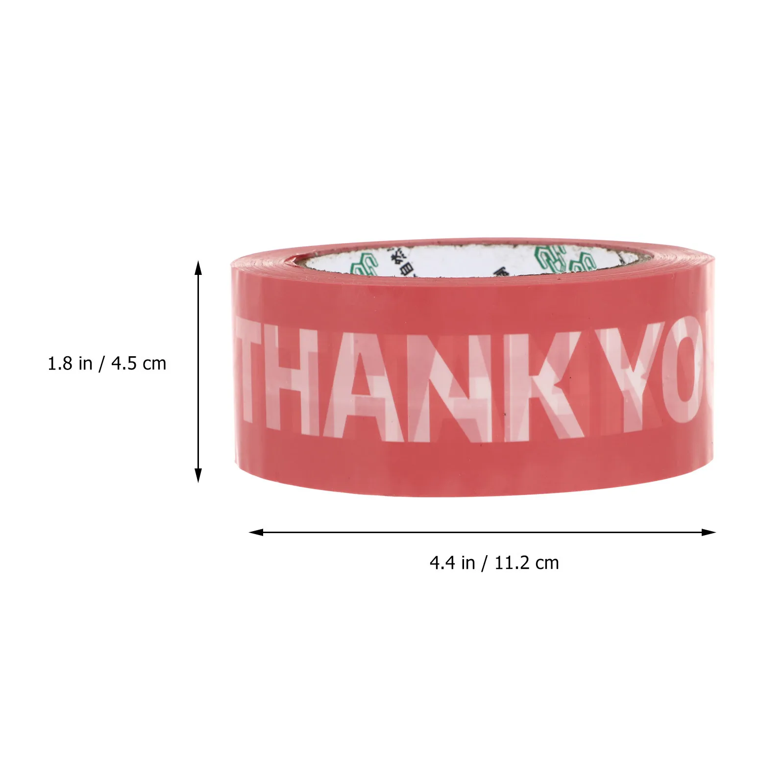 

Creative Plastic Pink Gift Wrapping Tape Festival Decorative Thank You Printed DIY Adhesive Sealing Multipurpose Tape