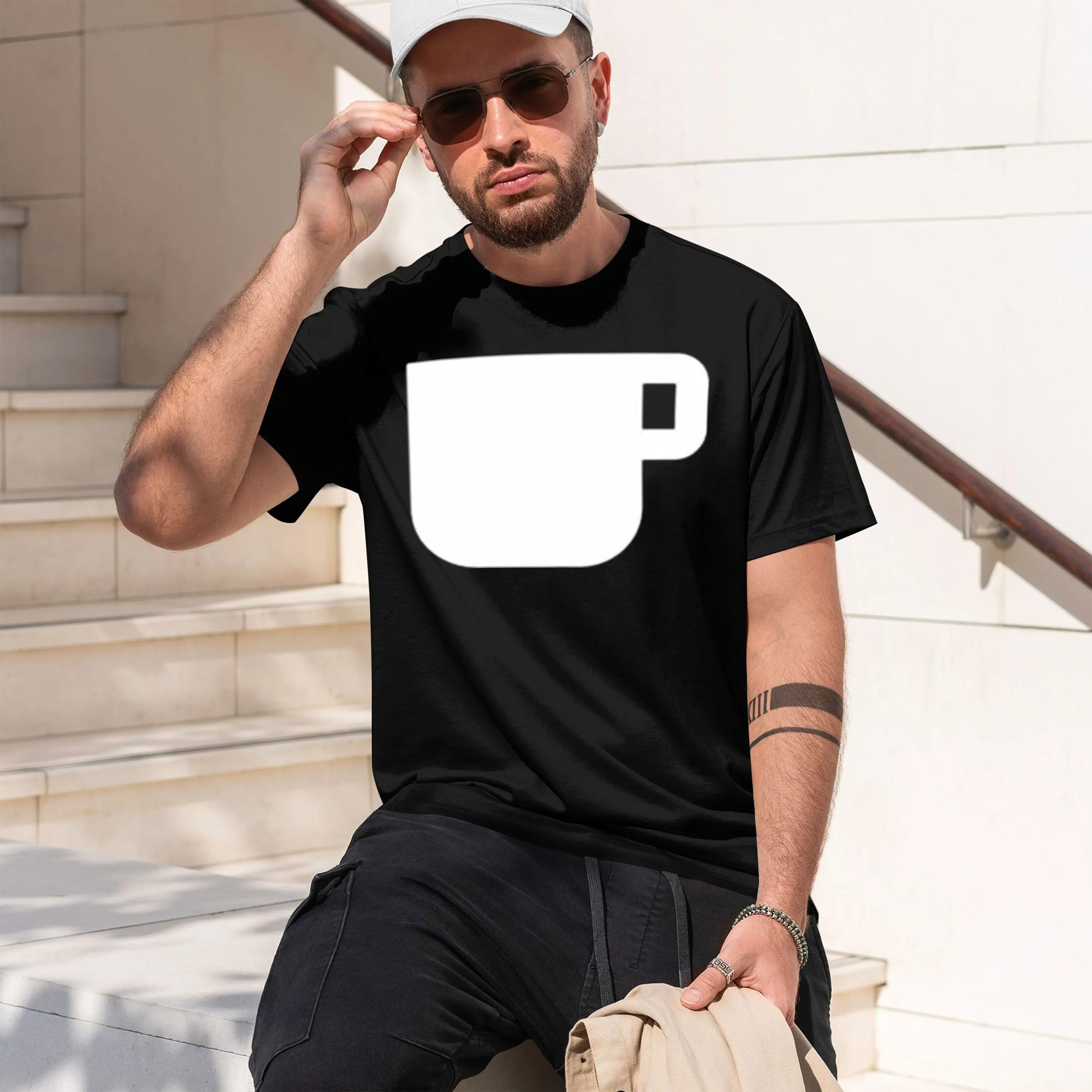 Grh Tees Men's T Shirts Cafzinho Linux Geek Tshirt Short Sve & Tees New Coming O Neck T-shirt 2026 New Model Short-sleeve crewne