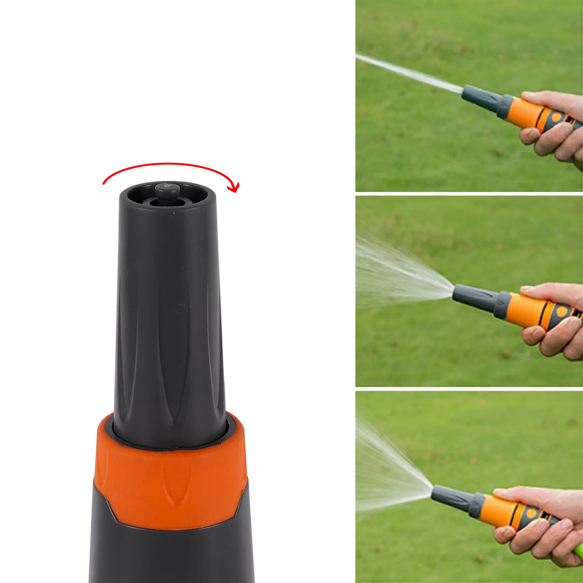 Garden Hose Nozzle Car Wash Sprayer High Pressure Water Gun Adjustable Spray Gun Adjustable Spray Mode