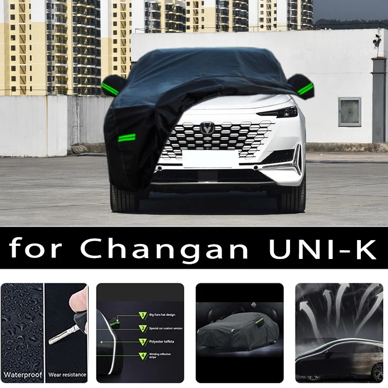 

For CHANGAN UNI-K Outdoor Protection Full Car Covers Snow Cover Sunshade Waterproof Dustproof Exterior Car accessories