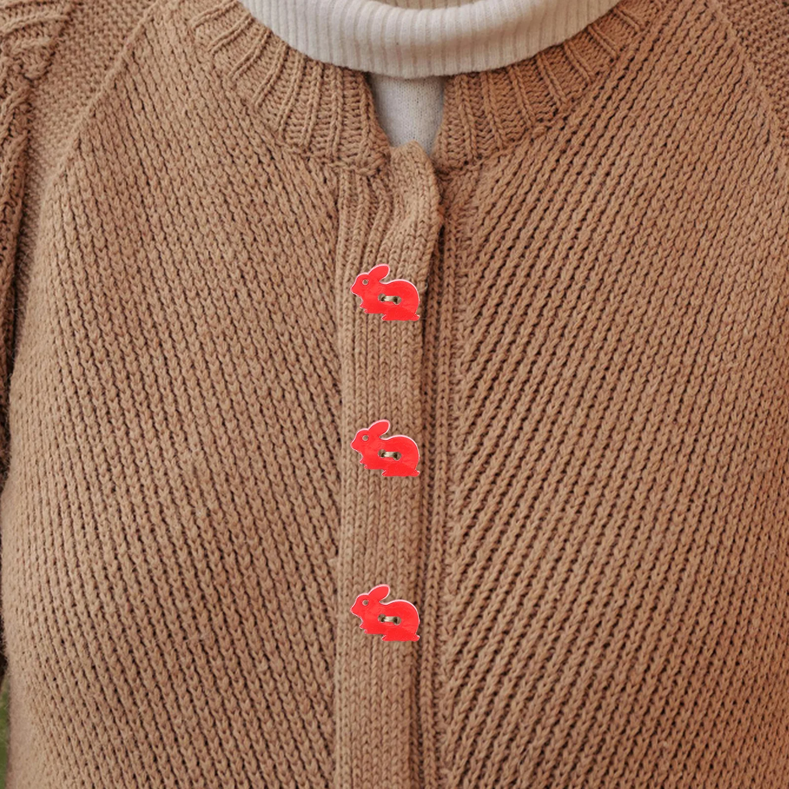 100 قطعة أزرار أرنب الكرتون مادة بلاستيكية موثوقة زينة خياطة رائعة للحرف اليدوية مشاريع الملابس ذاتية الصنع