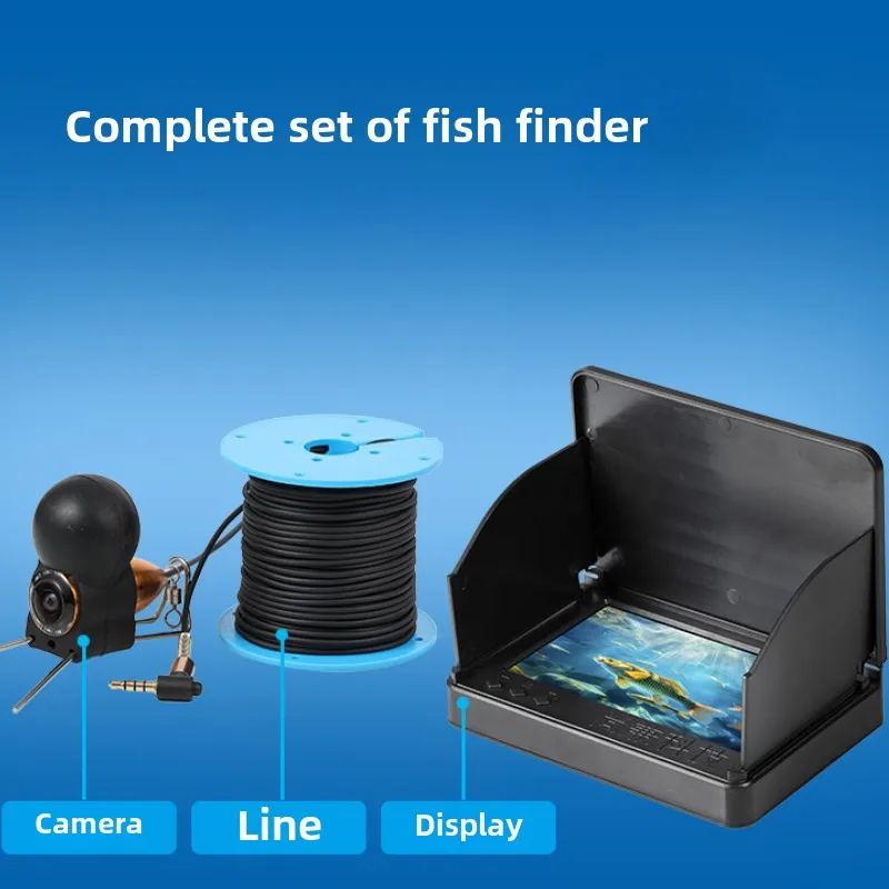 

Premium Underwater Fishing Camera System - Waterproof HD Video Recorder with 360° Night Vision for Deep Sea Exploration