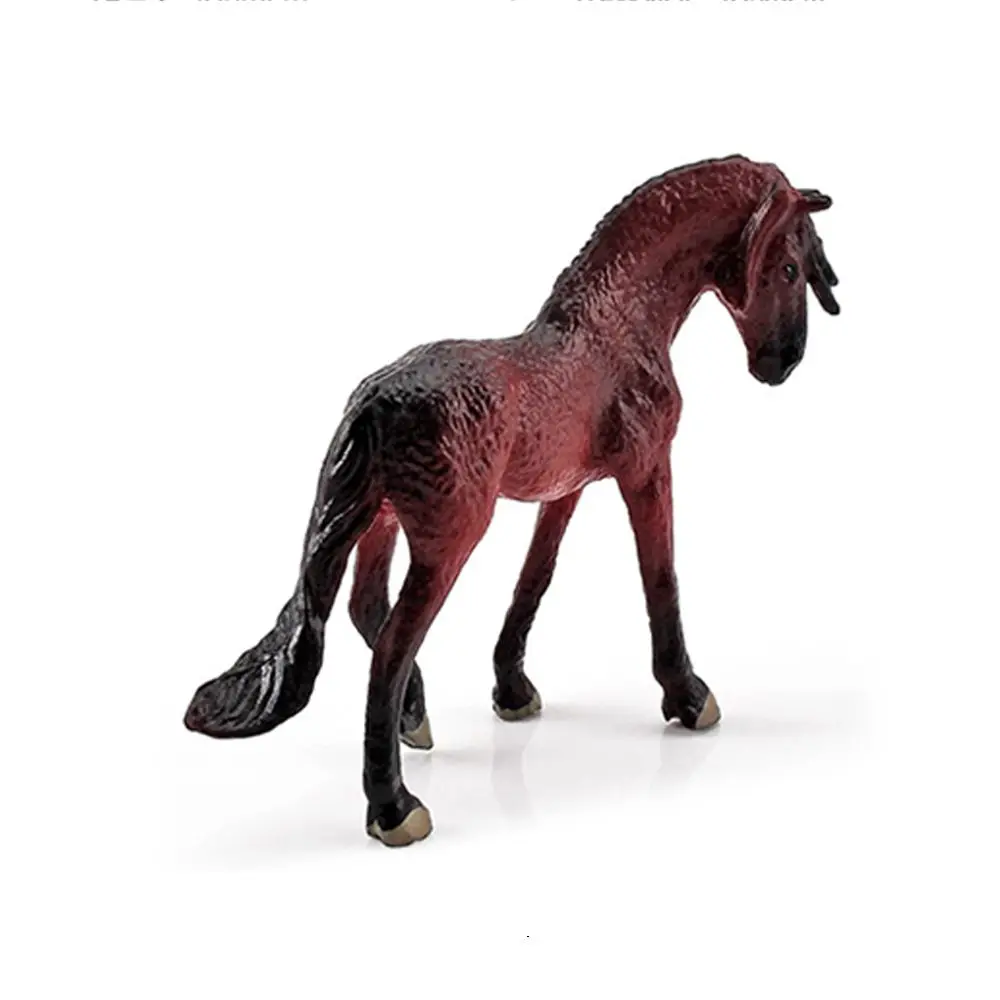 Kids Static Simulated Pony Cake Topper Figures Horse Model Toy