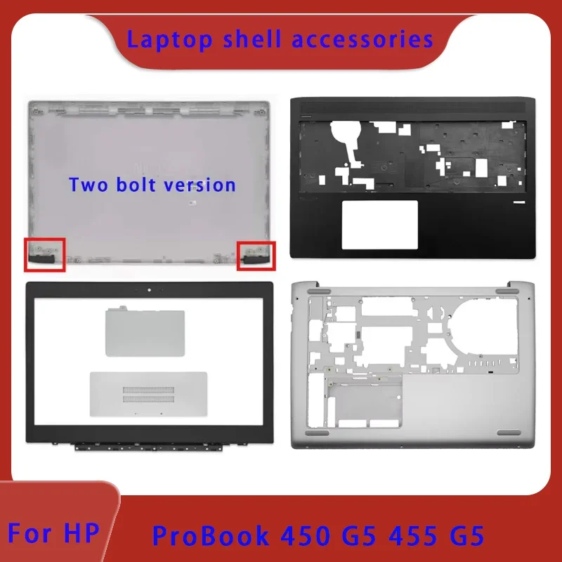 

Brand new for HP Probook 450 G5 455 G5 laptop LCD back cover, front panel, palm rest, memory cover bottom cover ABCD Cover Hinge