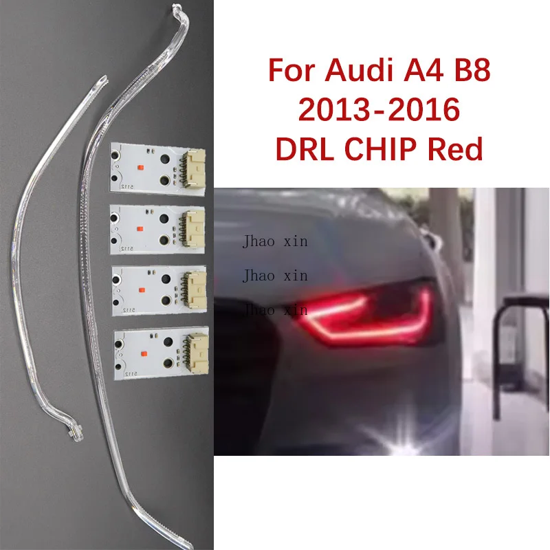 

Red Light Suitable For Audi A4 B8 Car Headlight DRL CHIP Light Guide Strip 2013-2016 Ballast Module Angel Eye Light Source Chip