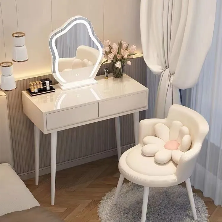 

Wabi Sand Wind Dressing Table French Cream Wind Dressing Table Modern Simple Master Bedroom Internet Celebrity Small