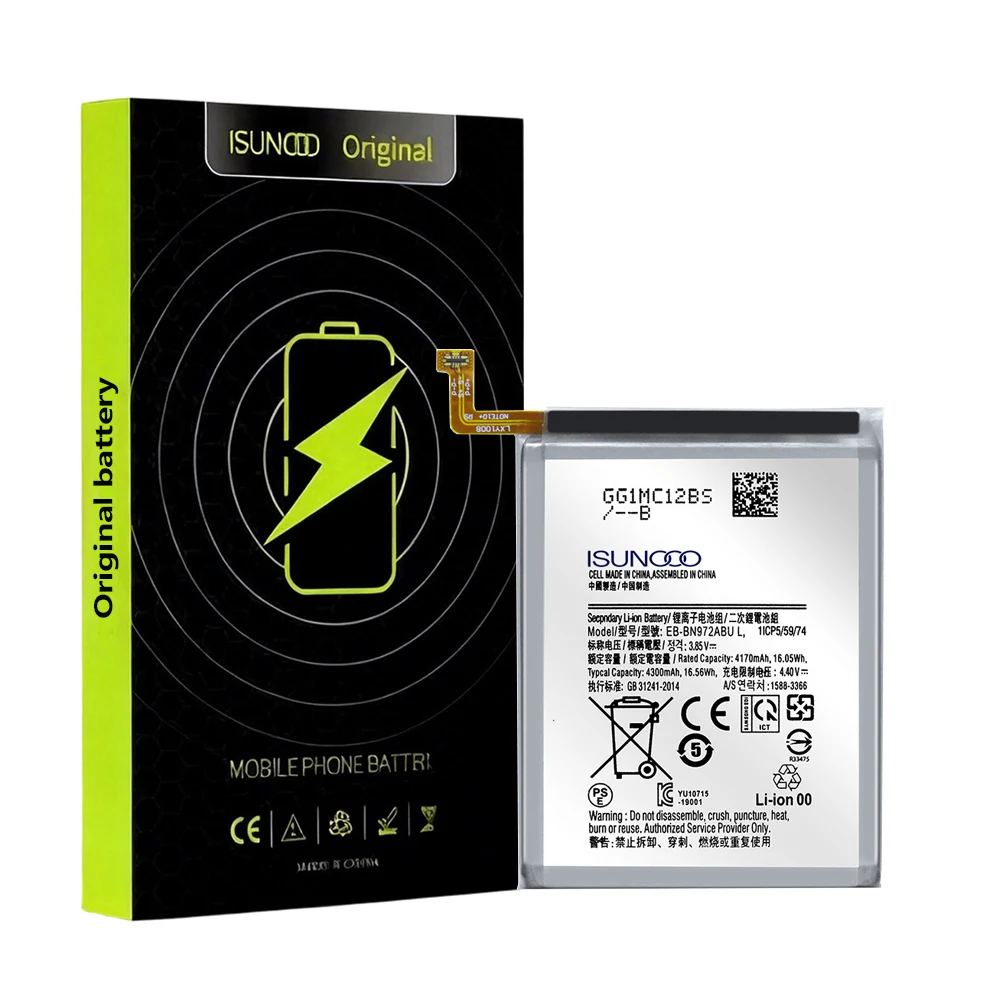4300mAh Phone Battery EB-BN972ABU For Samsung Galaxy Note 10+ Note 10 Plus SM-N975F SM-N975DS New Battery