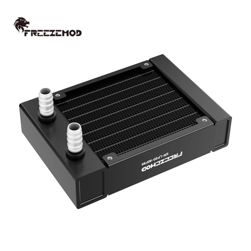 FREEZEMOD صغير تبريد المياه المبرد الموضوع معبد الفم مشعاع ألومنيوم استنزاف الطائرة بدون طيار ، SR-LP20-80