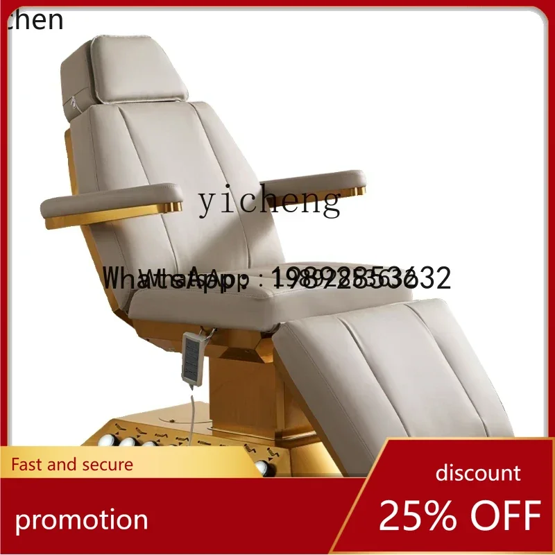 YFY Electric beauty bed lifting bed special heating constant temperature bed for beauty salons with foot control
