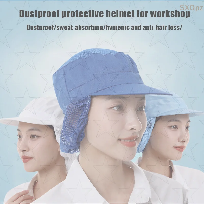 Chef Hat Dust-proof Workshop Catering Hat Food Factory Work Hat Canteen Work Hat
