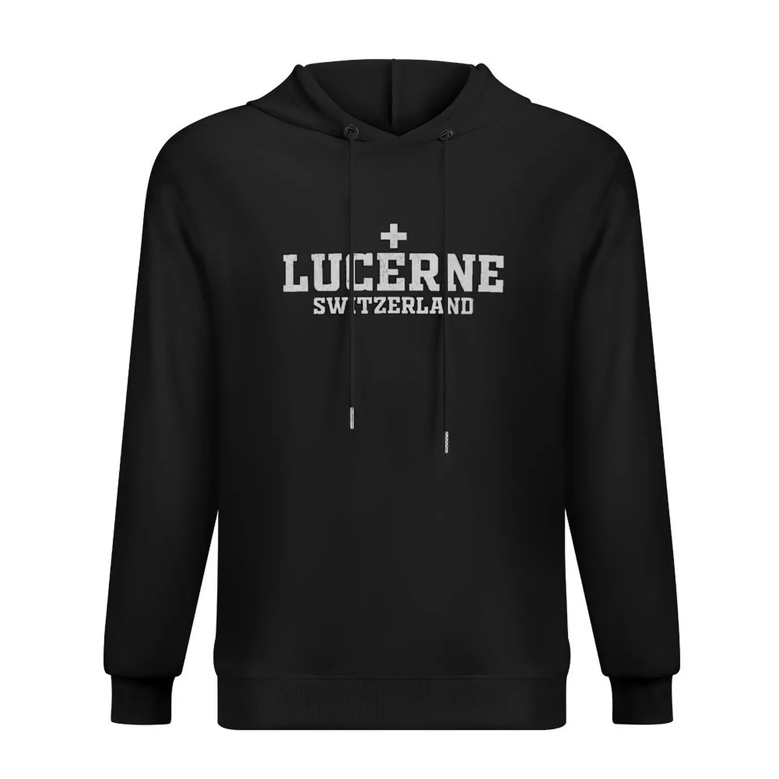 Lucerne, Suiza Sudadera con capucha moda hombres chaqueta de otoño hombres otoño nuevos productos abrigo de hombre Sudadera con capucha de gran tamaño