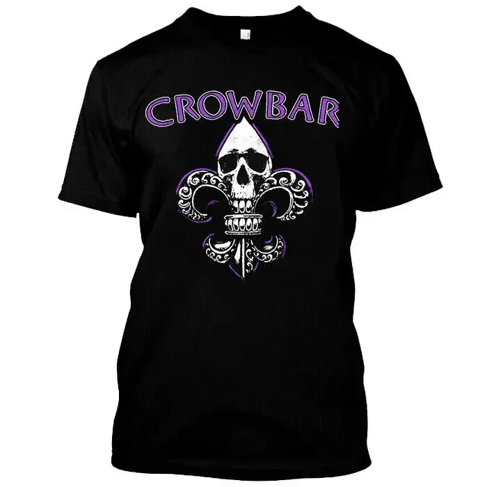 Crowbar American Sludge Metal Band O-Neck Cotton T Shirt Men Casual Short Sleeve Tees Tops Harajuku Streetwear