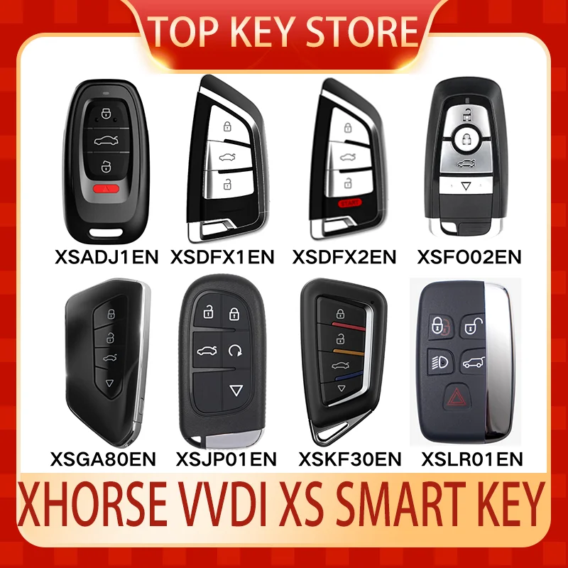 

Xhorse XSADJ1EN XSDFX1EN XSDFX2EN XSFO02EN XSGA80EN XSJP01EN XSKF30EN XSLR01EN universal Smart key VVDI2 Mini Key tool Max plus