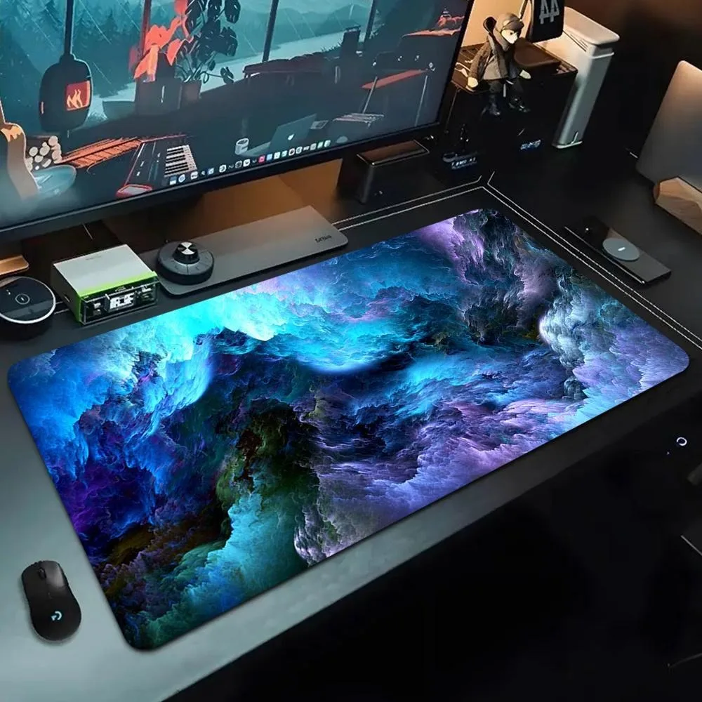Luxurious gaming mouse pad - Large non-slip rubber base mouse pad grande alfombrilla ratón desk organizers and trays