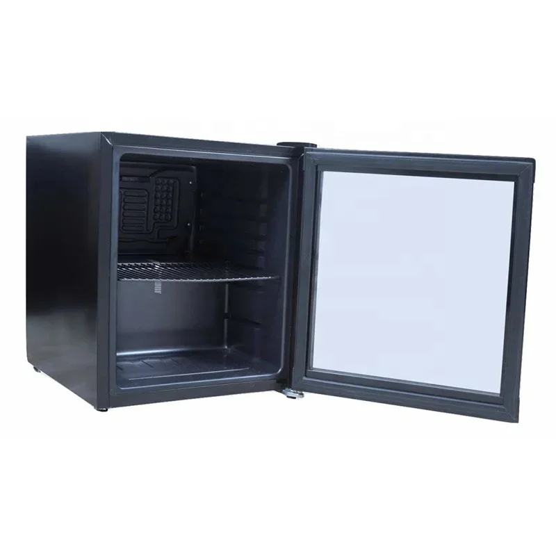 

#50L Cheap Black Mini Beverage Cooler Table Top Drinks Fridge