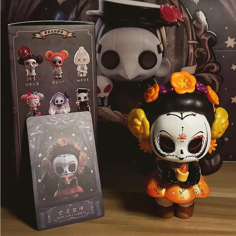 Kasa Blind Box I'M Not A Villain-serie Gepersonaliseerde zwarte mysterieuze pop Verzamelbare desktop Decoratief ornament Vakantiegifs