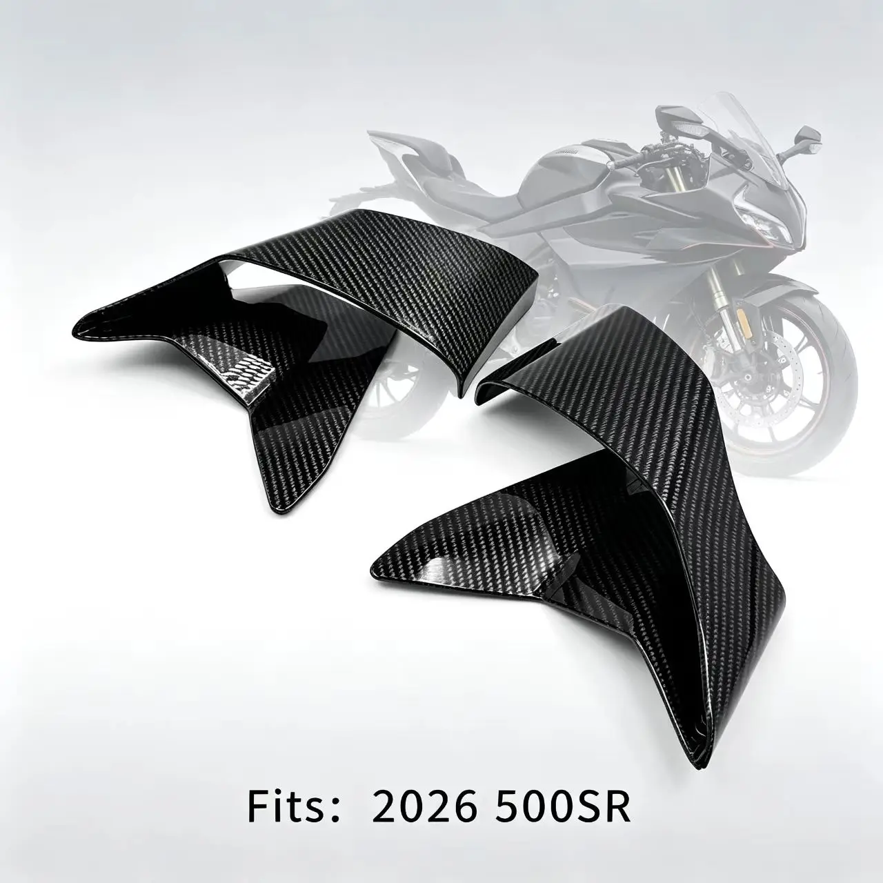 Motorcycle Thai‑Style Winglets Side Spoiler Aerodynamic Fairing Deflector Mod Parts for CFMOTO 500SR 2026 Make Your Bike Look Mo