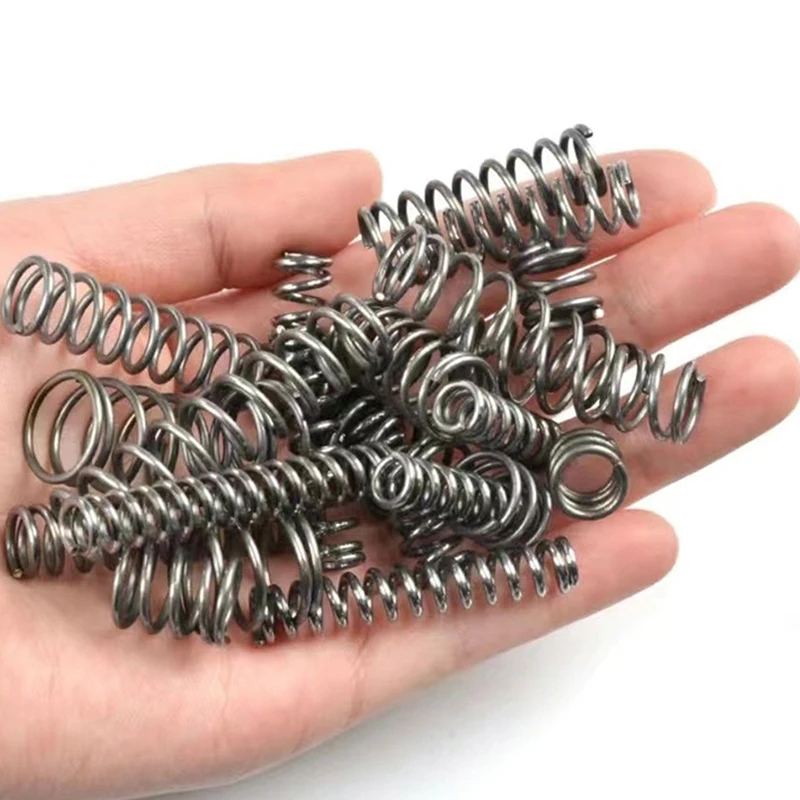 5PCS Wire Diameter 0.7mm Strong Spring Steel 65Mn Compression Spring OD 5mm-18mm Length 10mm~50mm Customizable