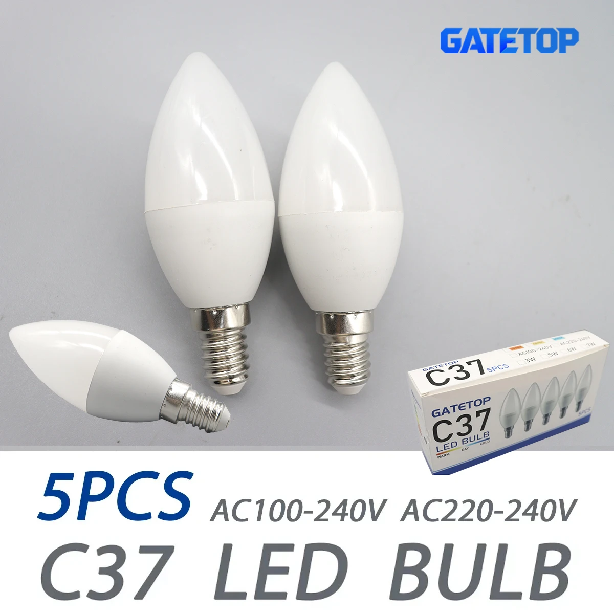 5-Pack E14 Led Ligh… - image