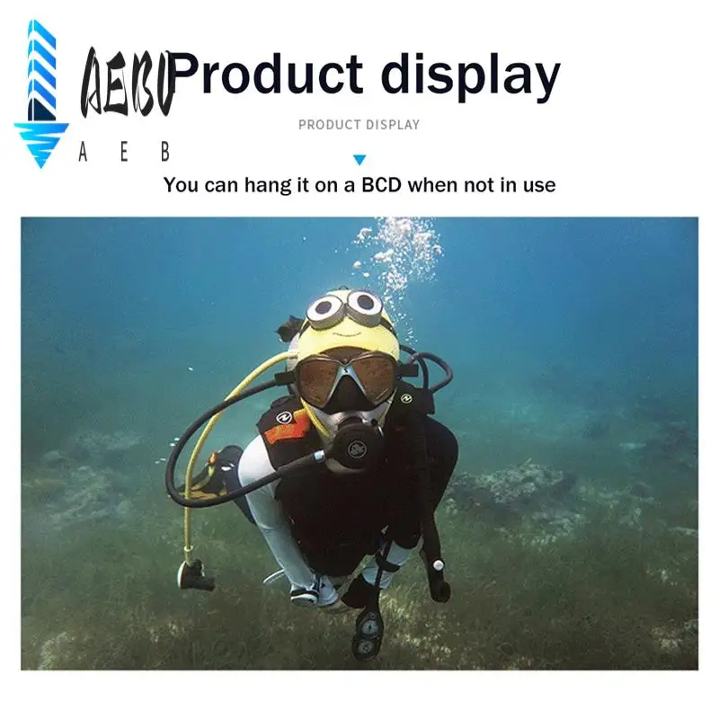 

AEB0-крючок для рифов из нержавеющей стали, спиральная винтовая пружина, крючок для шнура, аксессуар для безопасности погружения, оранжевый