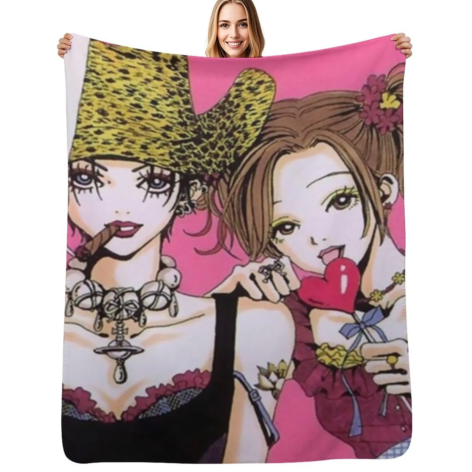 NANA Poster Throw Blanket Modern Design Soft Blanket for Home Decor