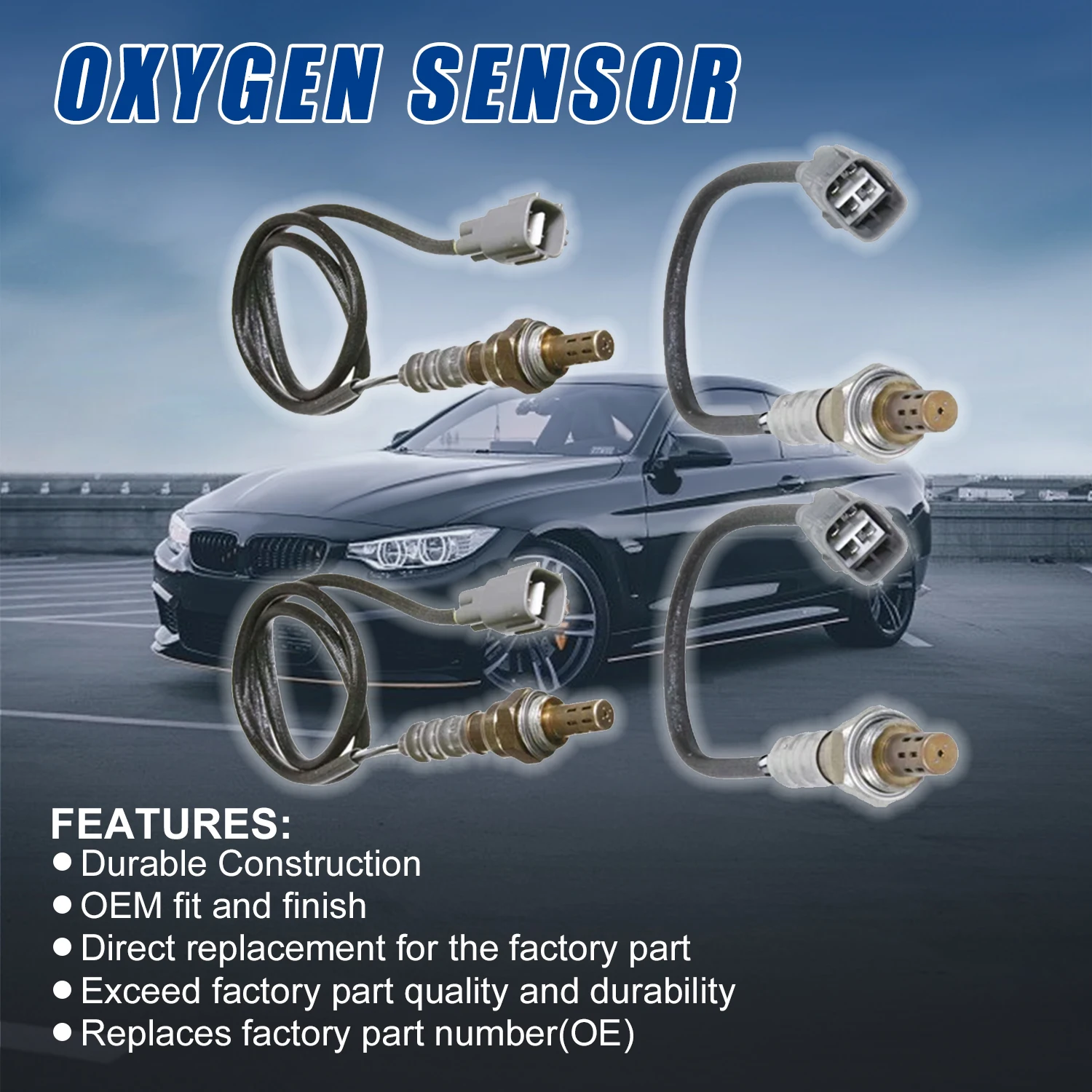 Upstream+Downstream Lambda Oxygen Sensor  234-4169 234-4623  For Lexus GS400 4.0L 1998 1999 2000 Air Fuel Ratio O2 Sensor