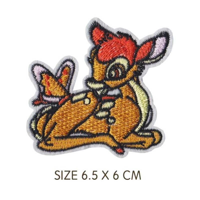 Fashion Animal Pink cat Patch Iron on Pattern kawaii hippo Heat Tranfer Patches For Clothing Accessories DIY Stickers for Cloth