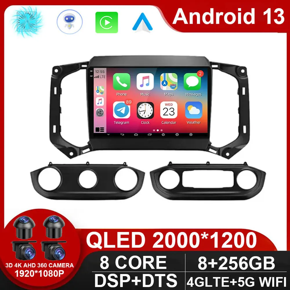 

For Chevrolet Blazer Colorado S10 2017 2018 Car Radio Multimedia Player GPS Navigation Carplay Android 13 Auto No 2 DIN DVD