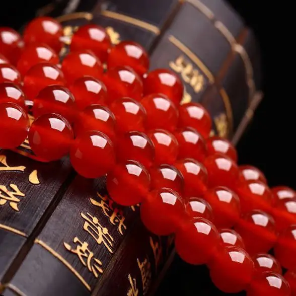 

Inventory Handling Clearance Area Natural Red Agate Powder Beads Semi Finished Jewelry DIY Bracelet Necklace Accessories