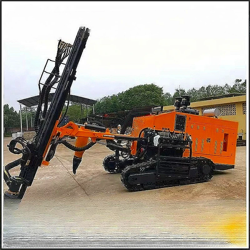 Crawler DTH Blast Hole Machine for Water Well Drilling Mining Exploration Foundation Work Customized Design High Power Rig Sale