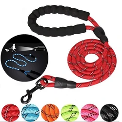 1.5/2/3 Meter Pet Dog Leash Reflective Outdoor Training Long Lanyard Nylon Rope Belt For Small Medium Large Big Dogs Supplies