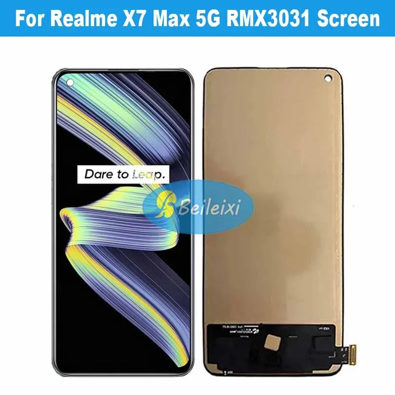 For Realme X7 Max 5G RMX3031 LCD Display Touch Screen Digitizer Assembly For X7 Max 5G 2021 LCD