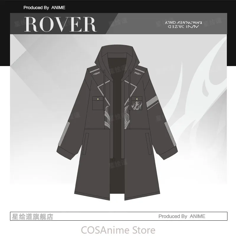 

Game Wuthering Waves Rover Theme Fashion Spring Autumn Dust Coat Tops Jacket Hoodie Pants Suit Outfit Anime Daily Costume