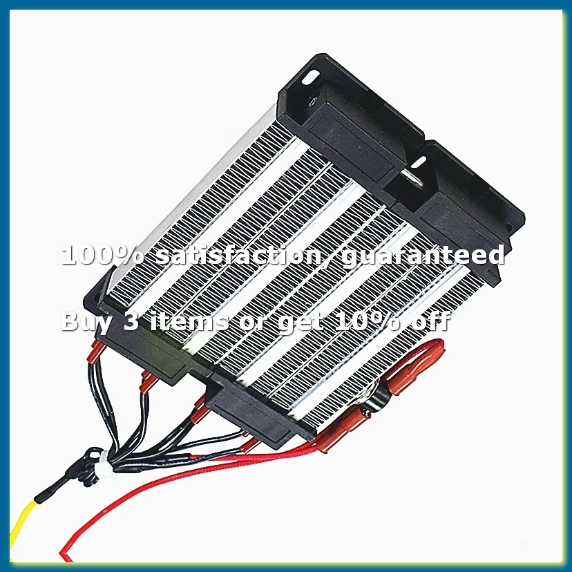 AC DC 220V 1000W Insulated PTC Ceramic Air Heater Electric Heater Parts 220V Heating Resistance Temperature Control-A32R