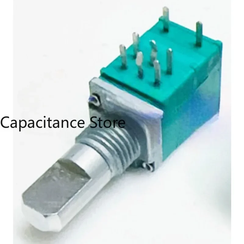 5PCS Precision potentiometer dual B10K with rotary switch amplifier speaker volume adjustment