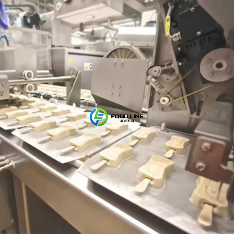 High Output Customizable Automatic Ice Cream Production Line With Mixing Freezing Packing Function