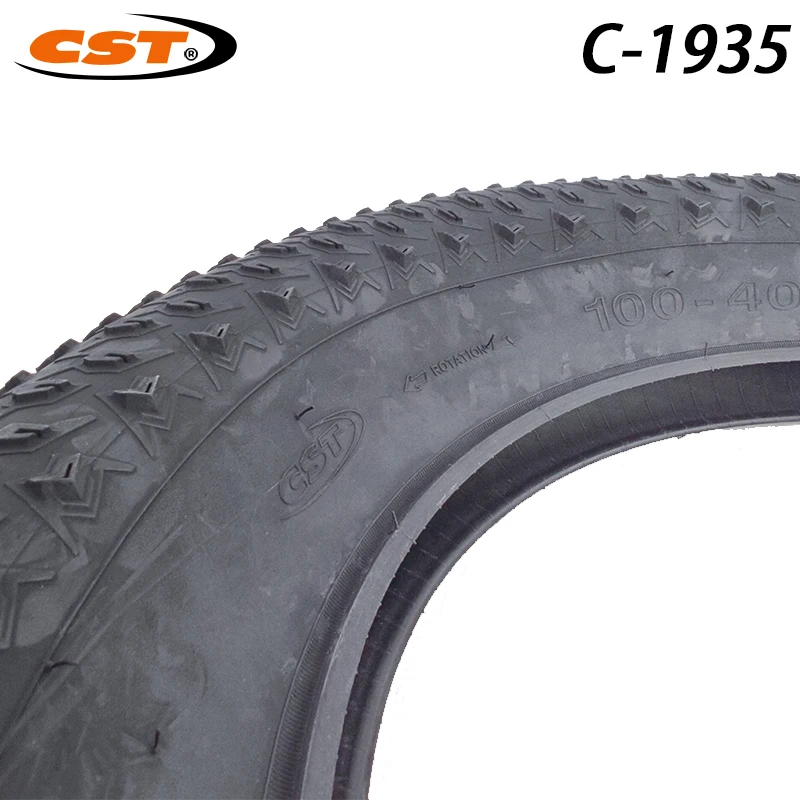 CST 20x4.0 Fat Tire Electric Snowmobile Beach Bicycle Tire for MTB Off-Road Bike Front Rear Wheel Anti-Slip Fat Tire C-1935/1752