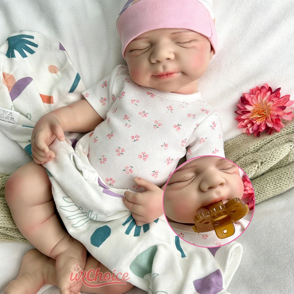 

Realistic Features Pascale 20Inch Waterproof Silicone Reborn Baby Soft Lifelike Film Prop Doll Anatomically Correct Gift