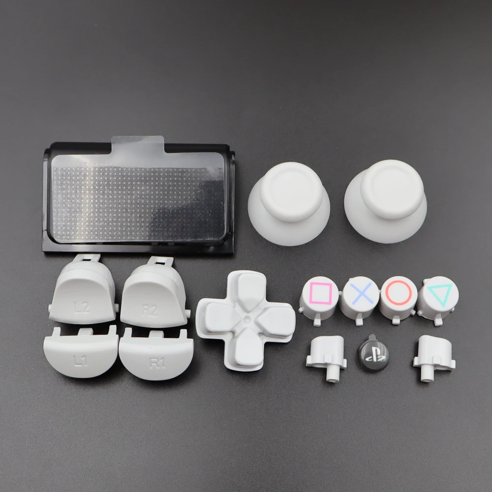 1 أزرار كاملة D-Pad L1 R1 R2 L2 الزناد لوحة اللمس أيقونة عمل أزرار المفاتيح لسوني PS4 برو JDS-040 تحكم إصلاح أجزاء