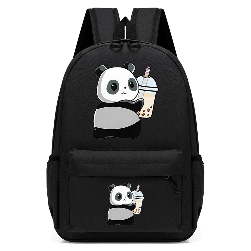 Saco de escola leve para crianças Mochila Bagpack para criança Bagpack para jardim de infância Bagpack Bagpack Bagpack Bagpack, Boba, Panda, Bubble Tea, Anime Bags