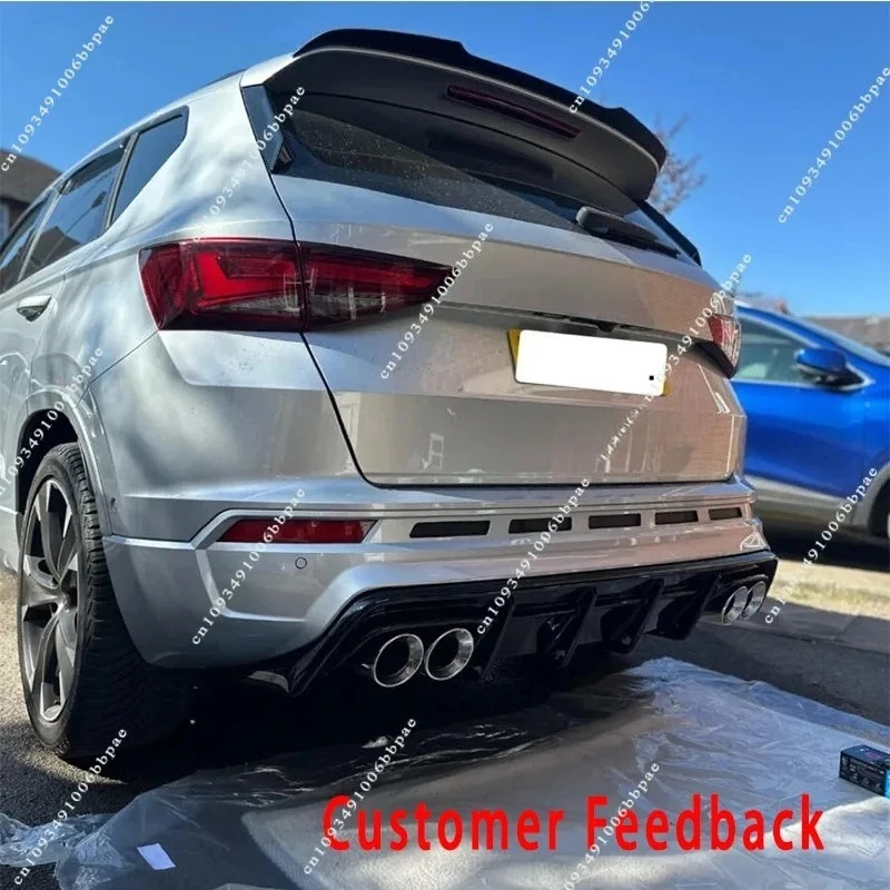 لمقعد Cupra Ateca MK1 / MK1 تجميل 2018 - 2024 ماكستون نمط غطاء سبويلر خلفي خلفي سقف الجذع سبويلر ضبط الفاصل