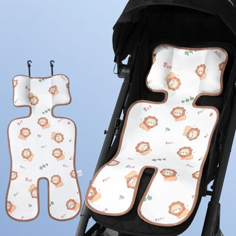 

M76C Breathable Pram Pad Toddlers Newborns Pram Liner Summer Pram Cooling Pad Baby Infant Pushchair Cushion