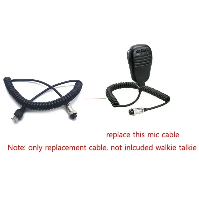 Replacement MH-31B8 Handheld Microphone Hand Mic Speaker Cable for YAESU FT-847 FT-920 FT-950 FT-2000 FT-DX5000 FT-DX9000 Radio